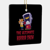 Halloween - Horror-Show op het gasstation Keramisch Ornament (Rechts)