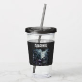 Halloween Horror Spinnen Acryl Drinkbeker (Achterkant)