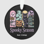  Halloween Horror Spooky Seizoen Schattige Creepy Ornament (voorkant)