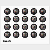  Halloween Horror Spooky Seizoen Schattige Creepy Ronde Sticker (Vel)