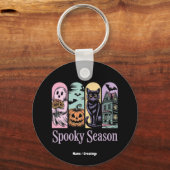  Halloween Horror Spooky Seizoen Schattige Creepy Sleutelhanger (Voorkant)