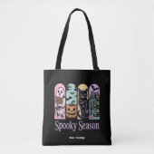  Halloween Horror Spooky Seizoen Schattige Creepy Tote Bag (Voorkant)