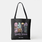  Halloween Horror Spooky Seizoen Schattige Creepy Tote Bag (Achterkant)