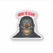 Halloween Horror Sticker (Voorkant)