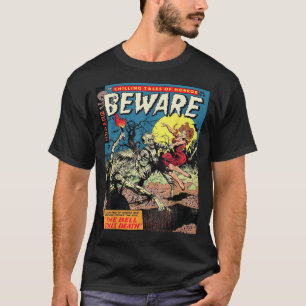 Halloween Horror Zombie Comic Book Retro S T-shirt