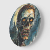 Halloween, Horror, Zombie, Ogen van de volle maan Grote Klok (Hoek)