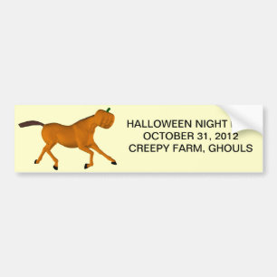 Halloween Horse Bumpersticker