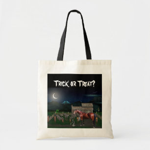 Halloween Horse Canvas tas