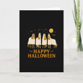 Halloween Horse Ghost Soky Season Horse Lover Wome Kaart (Voorkant)