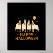 Halloween Horse Ghost Soky Season Horse Lover Wome Poster (Voorkant)