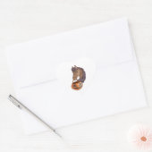 Halloween Horse Hart Sticker (Envelop)