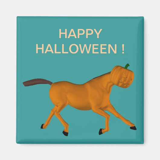 Halloween Horse Magneet (Voorkant)