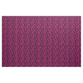 halloween hot roze koe print stof (Yard (91,4 cm))