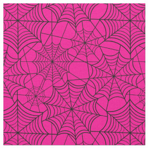 halloween hot roze spinrag stof