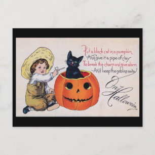 Halloween, hou de Goblins weg  Briefkaart