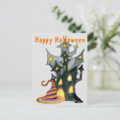 Halloween House Briefkaart (Staand voorkant)