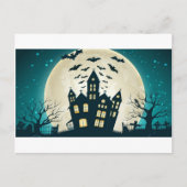 Halloween house briefkaart (Voorkant)