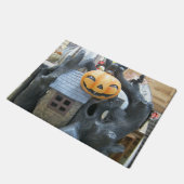 Halloween House Deurmat (Schuin)