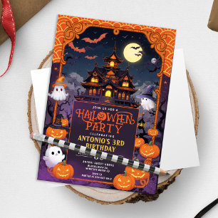 Halloween House Feest Kaart