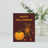 Halloween House Mouse Briefkaart (Staand voorkant)