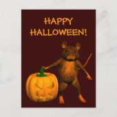 Halloween House Mouse Briefkaart (Voorkant)