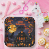 Halloween House Papieren Bordje (Feest)