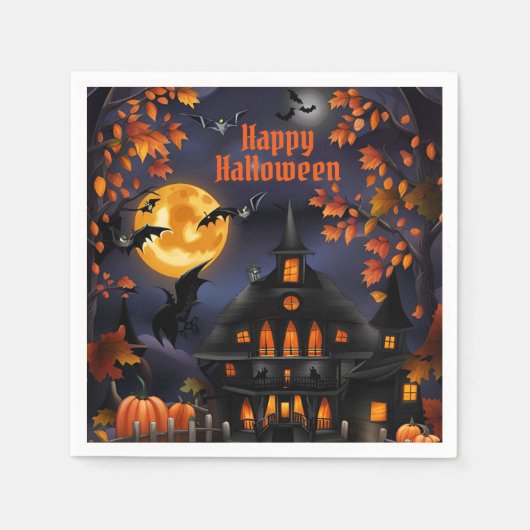 Halloween House Servet (Voorkant)