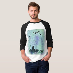 Halloween House Spiers en vleermuizen. T-shirt