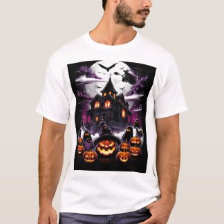 Halloween House T-Shirt - Heks, geesten