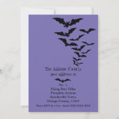 Halloween Housewarming Party en New Address Aankondiging (Achterkant)