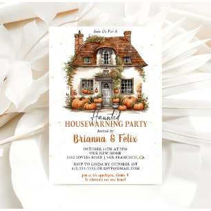 Halloween Housewarming Party Kaart