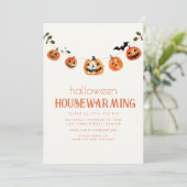 Halloween Housewarming Party Uitnodigen Kaart (Staand voorkant)