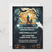 Halloween Housewarming Spookhuis Nieuw Huis Kaart (Voorkant)