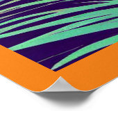 Halloween - houtsnede stijl 2 poster (Hoek)