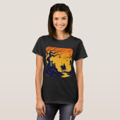 Halloween - houtsnede stijl 8 t-shirt (Voorkant volledig)
