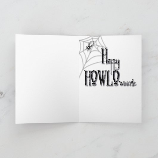 Halloween - Howloweenie Mastiff - Cycloon Kaart (Binnen)