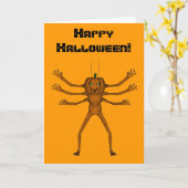 Halloween Hugs Kaart (Gele Bloem)