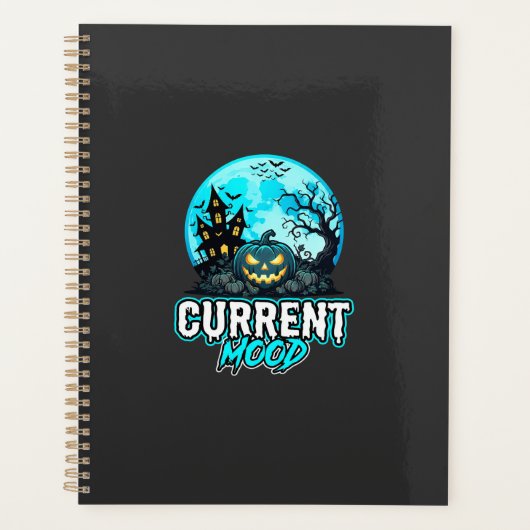 Halloween Huidige Stemming Geheime Pompoen Planner (Voorkant)