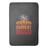Halloween Huidige Stemming Pompoen Boom Ontwerp Badmat (Voorkant Verticaal)
