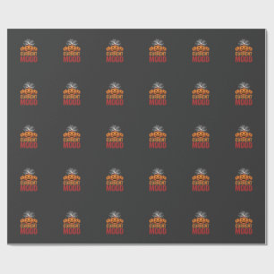 Halloween Huidige Stemming Pompoen Boom Ontwerp Cadeaupapier