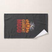 Halloween Huidige Stemming Pompoen Boom Ontwerp Handdoek (Handdoek)