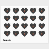 Halloween Huidige Stemming Pompoen Boom Ontwerp Hart Sticker (Vel)