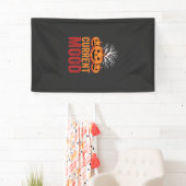 Halloween Huidige Stemming Pompoen Boom Ontwerp Spandoek (Insitu)