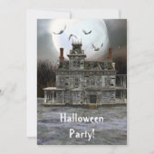 Halloween Huis 5 x 7 Uitnodiging (Voorkant)