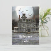 Halloween Huis 5 x 7 Uitnodiging (Staand voorkant)