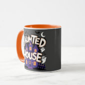 Halloween - Huis Hantée Mok (Voorkant links)