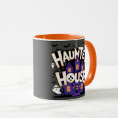 Halloween - Huis Hantée Mok (Voorkant rechts)