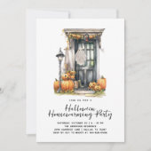 Halloween Huis | Housewarming Feest Aankondiging (Voorkant)