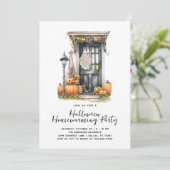 Halloween Huis | Housewarming Party Aankondiging (Staand voorkant)