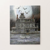 Halloween Huis puzzel Legpuzzel (Verticaal)